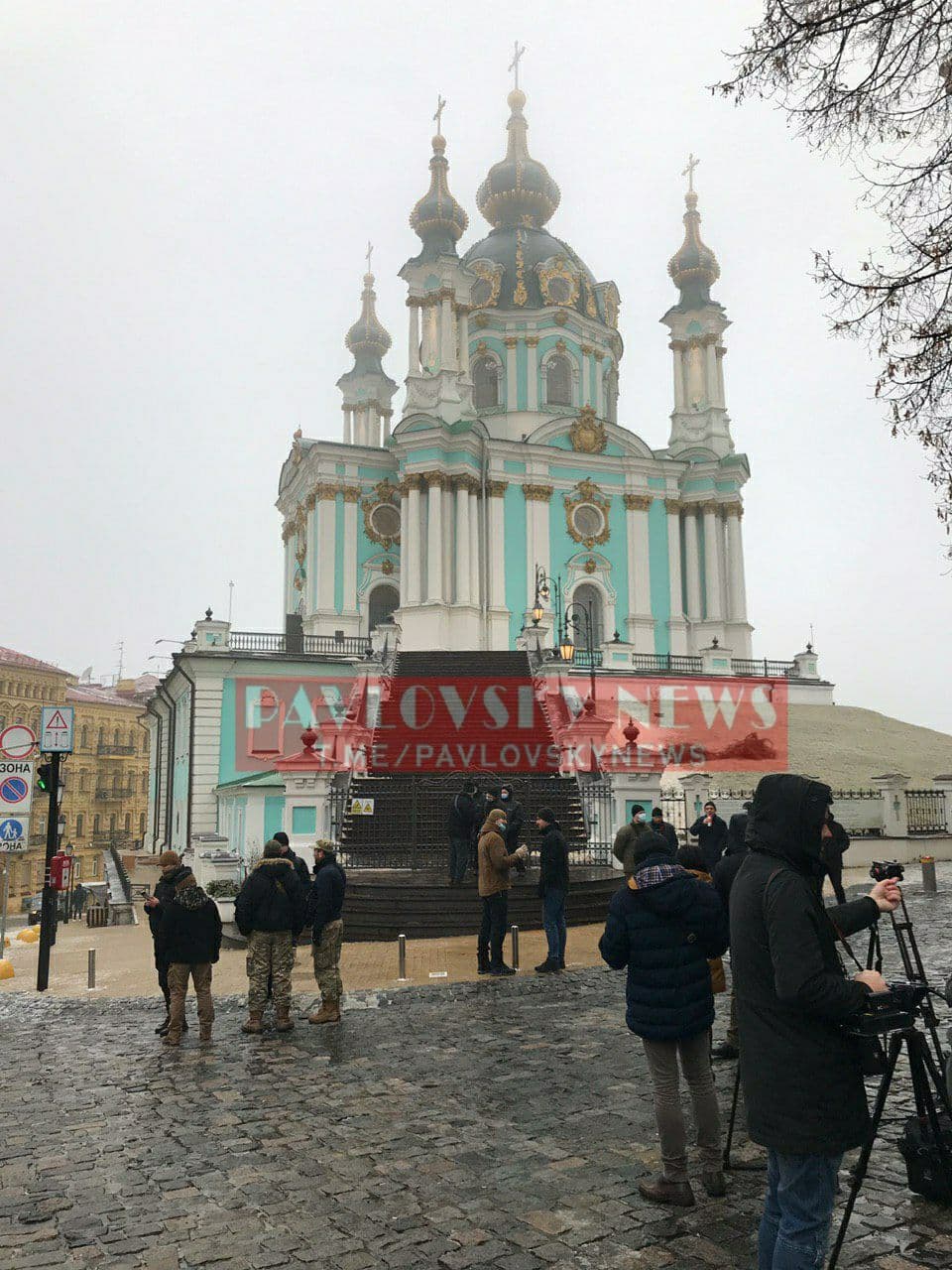 В Андреевской церкви состоялось белое богослужение. Фото: Telegram/PavlovskyNews
